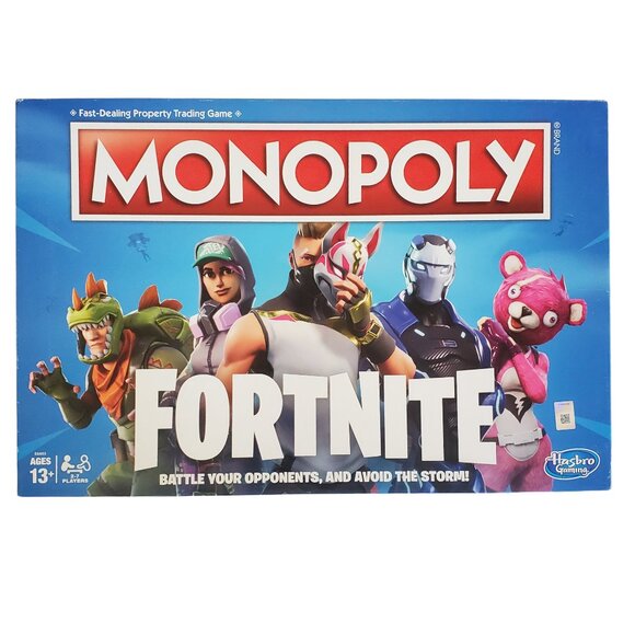 Fortnite Edition MONOPOLY Board Game Original 2018 Ages 13+ Strategy Properties - Picture 1 of 7
